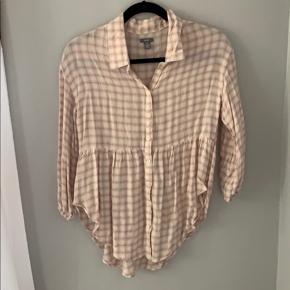 aerie Tops - Soft Aerie Flannel Top aerie Tops - Soft Aerie Flannel Top
